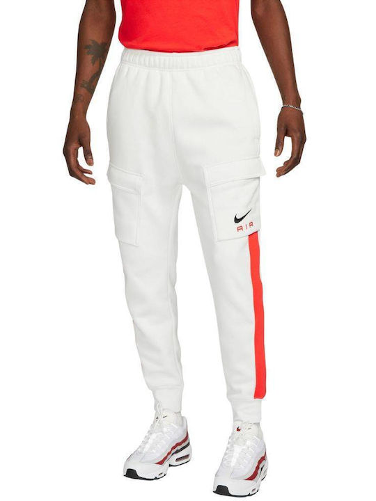Sportswear Air Cargo Παντελόνι Φόρμας με Λάστιχο Summit White / Crimson