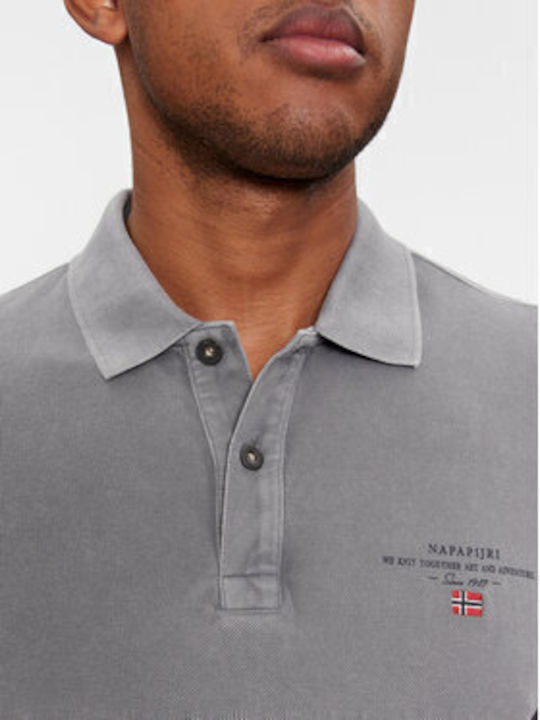 Elbas Polo T-shirt Γκρι