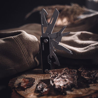 Tac Maven Multi-tool Black with Blade made of Stainless Steel