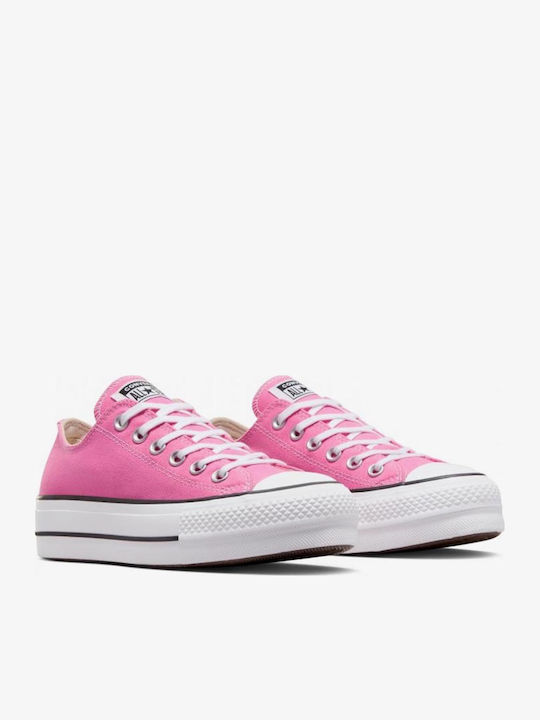 Chuck Taylor All Star Lift Γυναικεία Flatforms Sneakers Ροζ