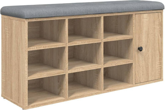Entry Furniture with Shoe Rack & Bench Coffee 102x32x50cm