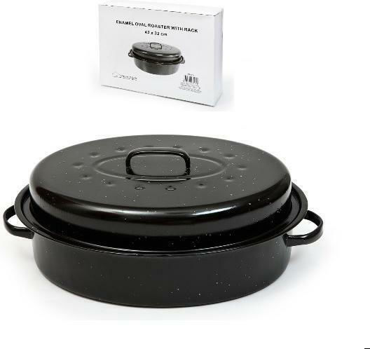 Homestyle Dutch Oven Oval mit Grillrost 45x35cm 1Stück