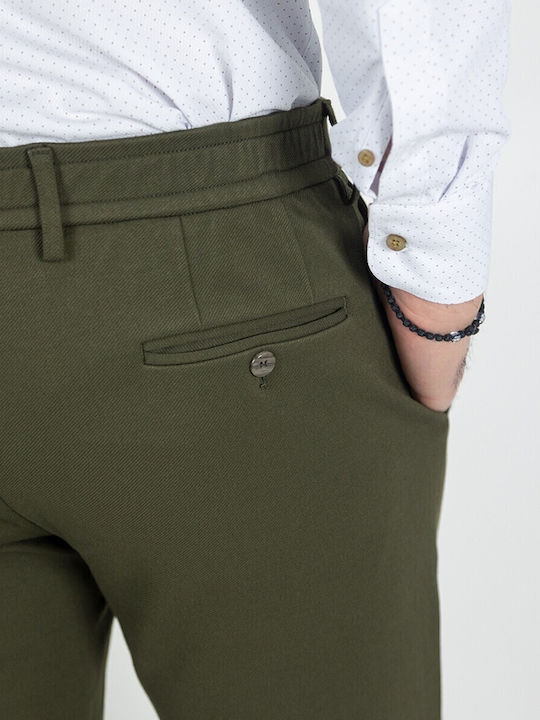 Hose Chino Elastisch Khaki