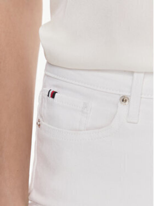 MADDIE Γυναικείο Jean Παντελόνι σε Bootcut Εφαρμογή Λευκό