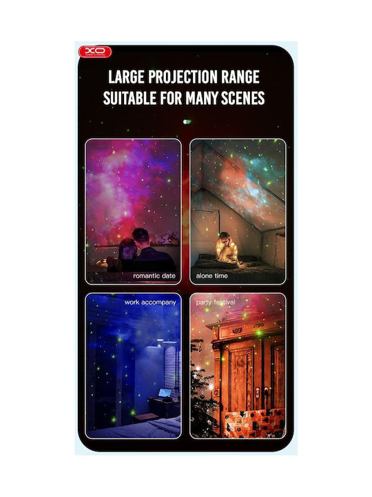 Kids Projector Lamp Astronaut White 21εκ.