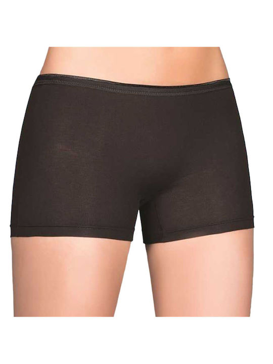 Berrak Cotton Women's Boxer Black