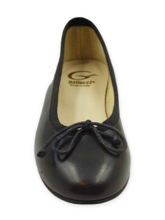 Παιδικές Μπαλαρίνες Einfach Leder Schwarz