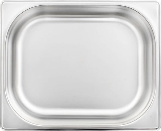 vidaXL Σκεύος Gastronorm Ανοξείδωτο GN1/2 με Βάθος 65mm