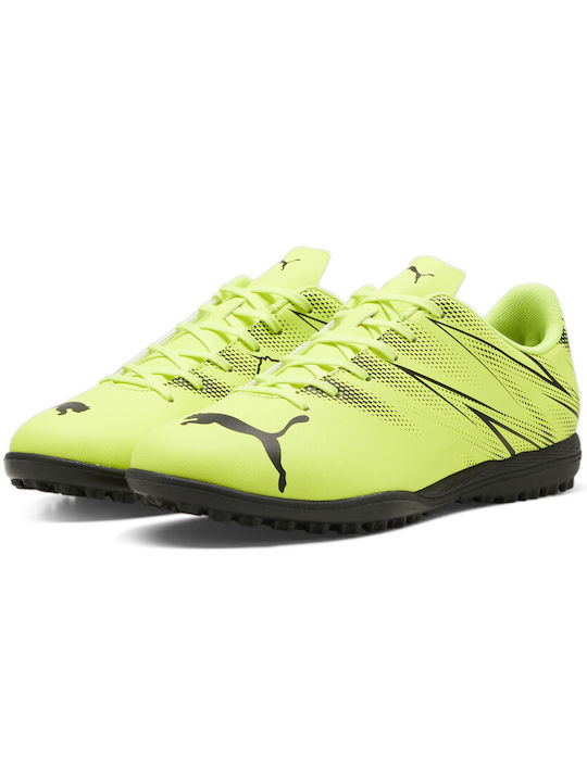 Puma Attacanto Low Football Shoes TT with Molded Cleats Yellow