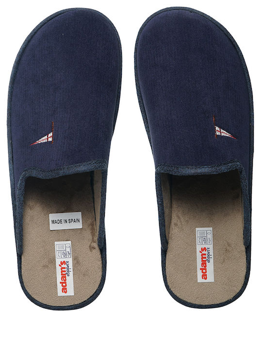 Adam's Shoes Men's Slipper Blue