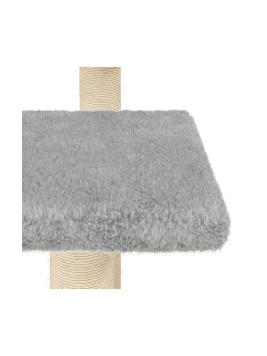 vidaXL Scratching Cats Scratching Post Cat Trees Gray 5 levels 57x61x98.5cm