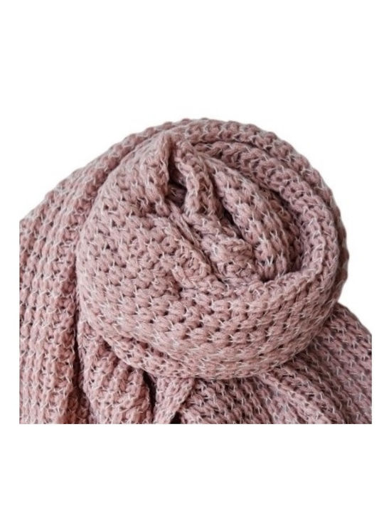MI-TU Exclusive Women's Knitted Scarf Pink