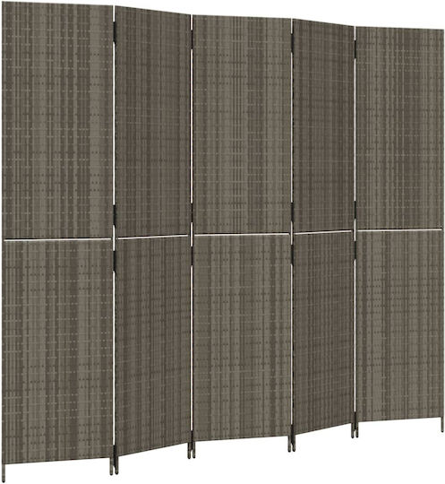 vidaXL Dekorativer Raumteiler aus Leinwand 245x200cm