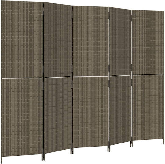 vidaXL Dekorativer Raumteiler aus Leinwand 245x180cm