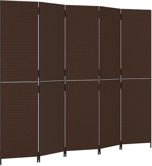 vidaXL Dekorativer Raumteiler aus Leinwand 245x200cm