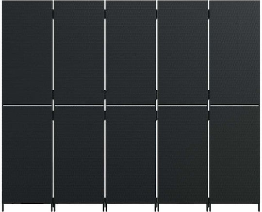 vidaXL Декоративен Параван Платнен 245x200см