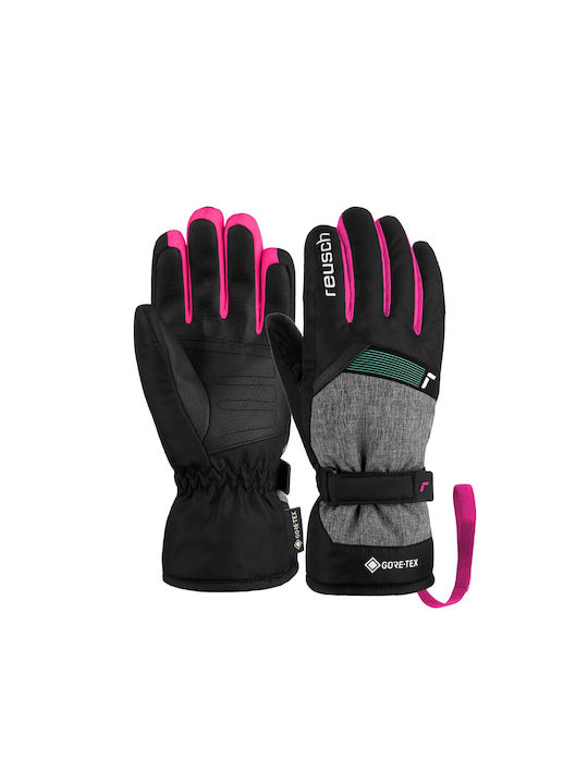 Reusch 6261305 7771 Kids Ski & Snowboard Gloves with Gore-Tex Black