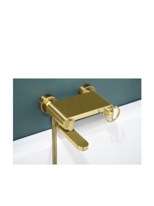 Imex Olimpo Mixing Bathtub Shower Faucet Complete Set Gold