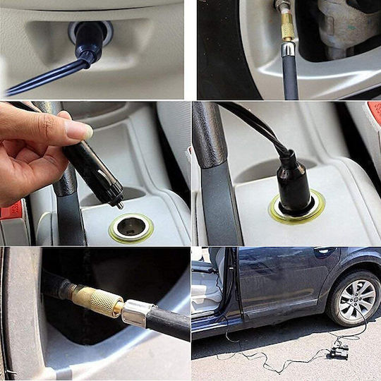 Car Tire Pump 150 PSI with Cigarette Lighter Cable 12V