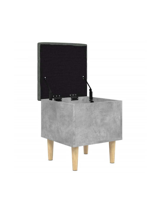 Hocker Für das Wohnzimmer Mit Stauraum Hölzernes Gray 42x42x46cm