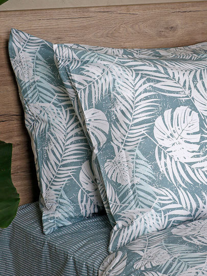 Sunshine Duvet Cover Cotton Single 170x250 Feelings 2038 Aqua