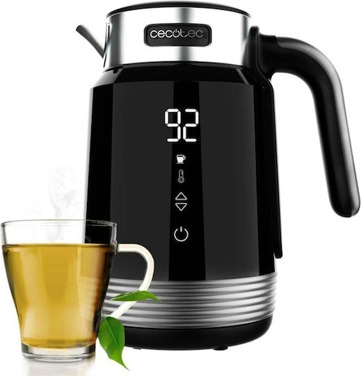 Cecotec Thermosense 600 Touch Kettle 1.7lt 2200W Black