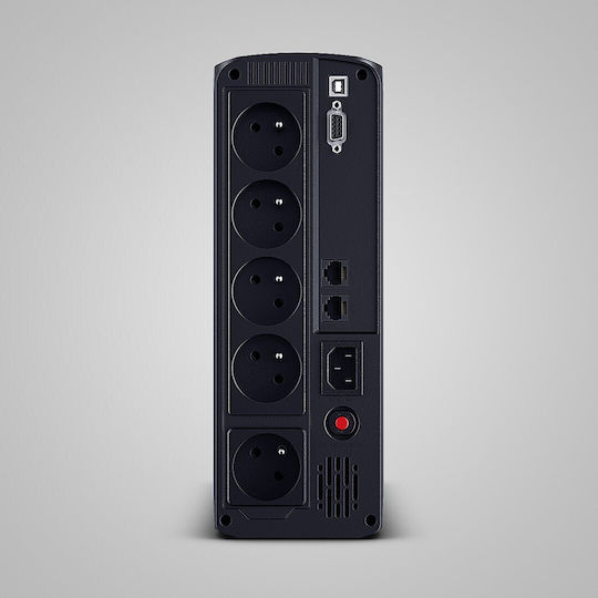 CyberPower VP1600ELCD-FR UPS Line-Interactive 1600VA 960W με 4 Schuko Πρίζες