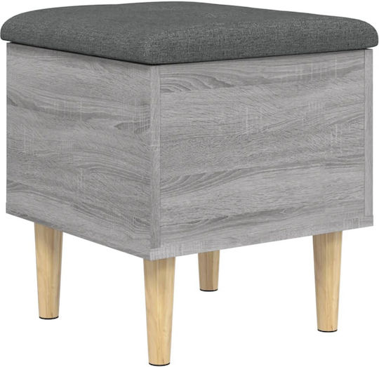 Hocker Für das Wohnzimmer Mit Stauraum Hölzernes Gray 42x42x46cm