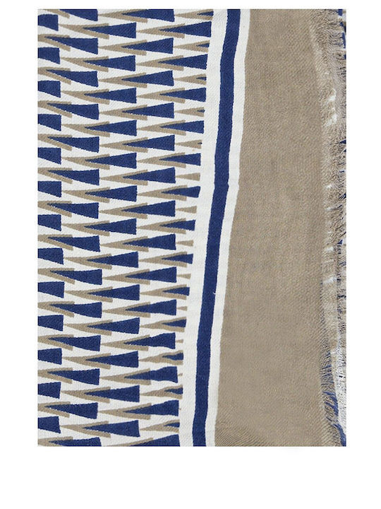 Dario Beltran Men's Scarf Blue