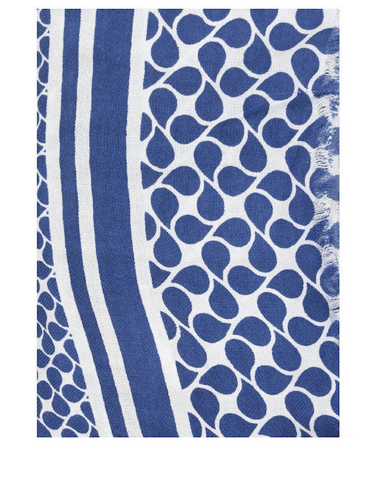 Dario Beltran Men's Scarf Blue