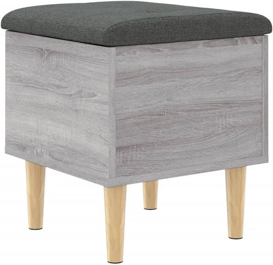Hocker Für das Wohnzimmer Mit Stauraum Hölzernes Gray 42x42x46cm