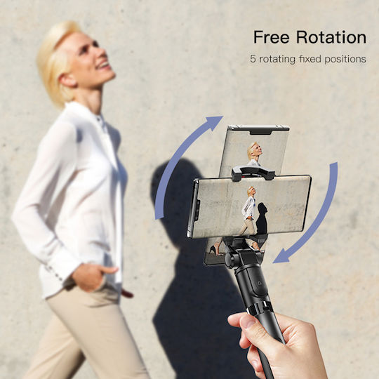 Yesido SF11 Selfie Stick Τρίποδο Κινητού Bluetooth Μαύρο