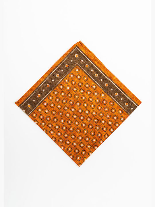 Monte Napoleone Men's Handkerchief Orange