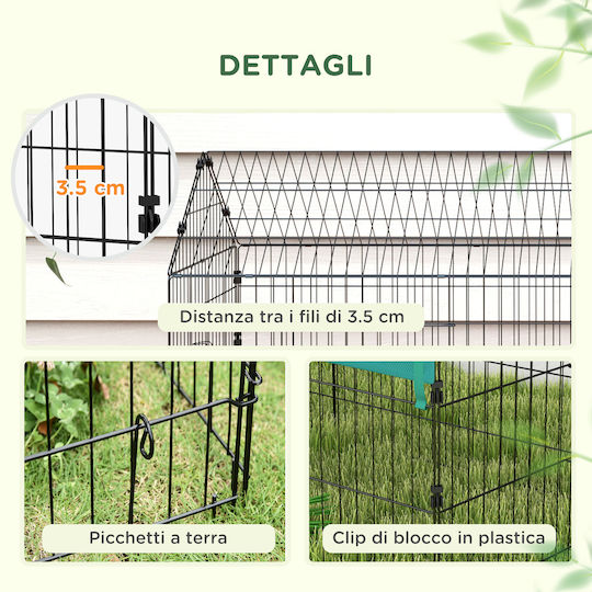 Pawhut Rodent Cage 220x85x103cm