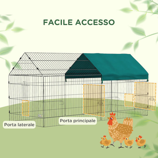 Pawhut Rodent Cage 220x85x103cm