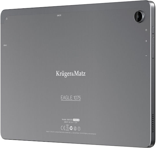 Kruger & Matz KM1075 4G 10.4" Tablet (6GB/128GB) Γκρι