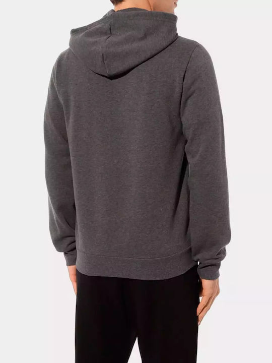 Emporio Armani Men's Sweatshirt Jacket with Hood Grigio Melange