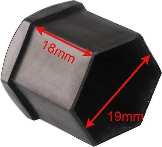 Nuts M19x19mm Length 19mm for Key No 19 20pcs