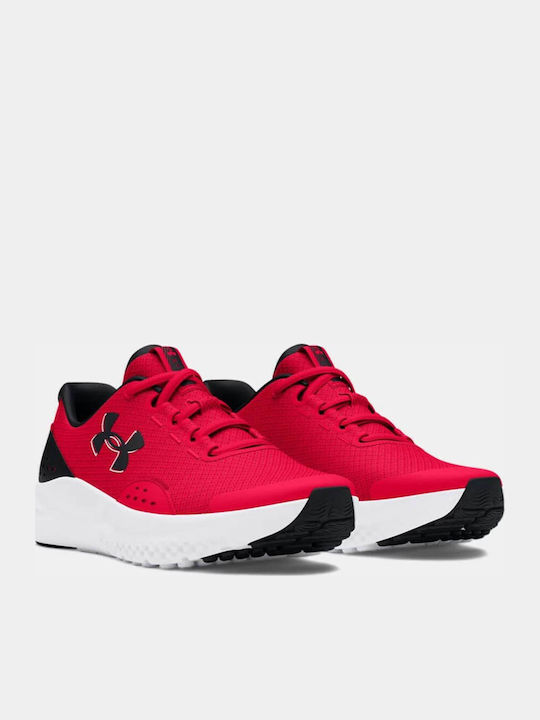 Surge 4 Kids Sports Shoes Running with Laces Red