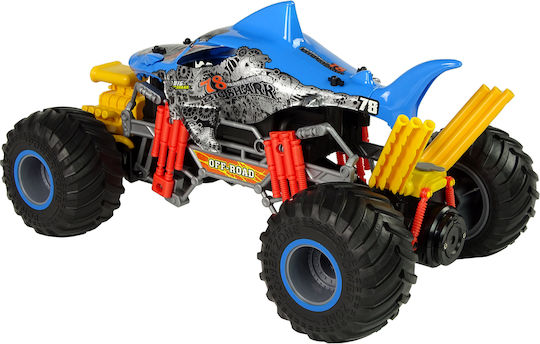 Lean Toys Shark Remote Controlled Car Blue