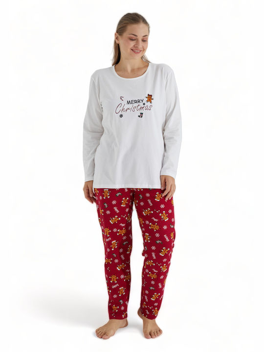 Sexen Winter Women's Pyjama Set White
