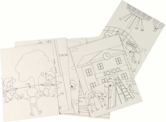Lean Toys Children Set de Colorat Lemn