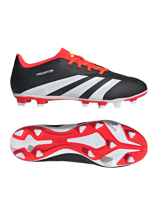 adidas Predator Club Football Shoes with Cleats Black