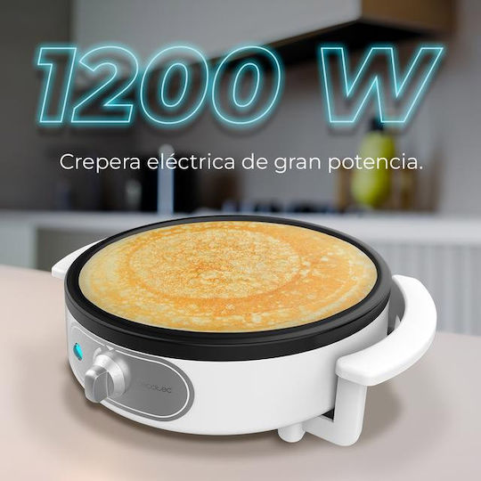 Cecotec Fun Creepy Κρεπιέρα 30.5cm Λευκή 1200W