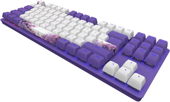 Dark Project One - Night Sky Gaming Μηχανικό Πληκτρολόγιο Tenkeyless με G3MS Sapphire διακόπτες και RGB φωτισμό (Αγγλικό US) Violet/White