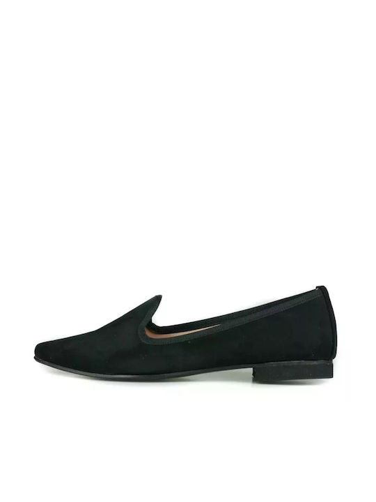 To Be Yourself Women's Loafers in Black Color