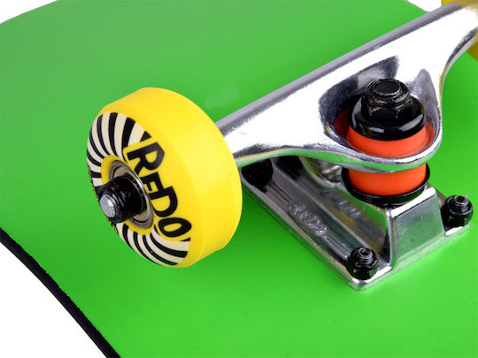 Skateboard Комплектен Къса дъска Жълт