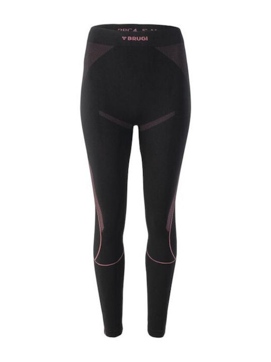 Brugi Damen Thermo Hose Schwarz