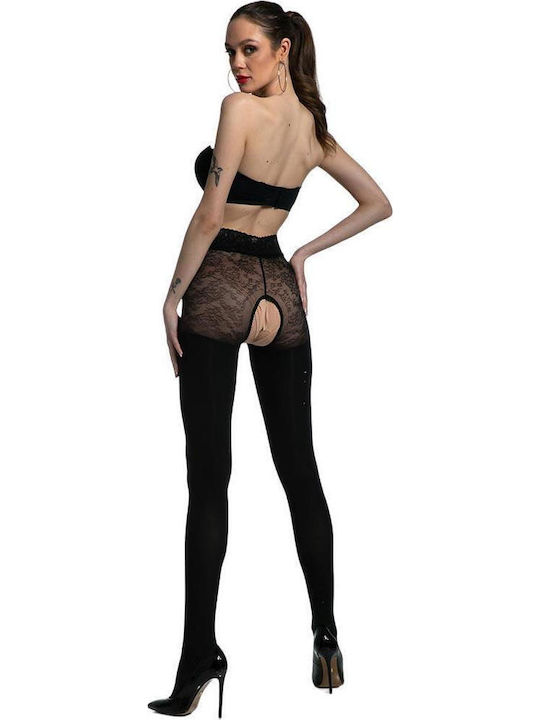Amour Black Diamond Sexy Tights Black
