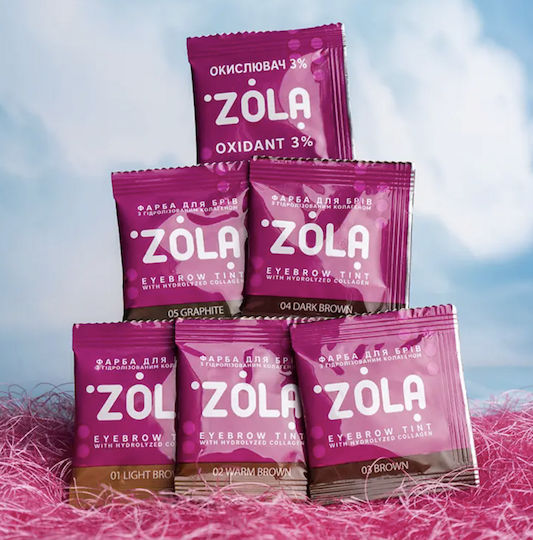 Zola Collagen Σετ Μακιγιάζ Φρυδιών 5ml